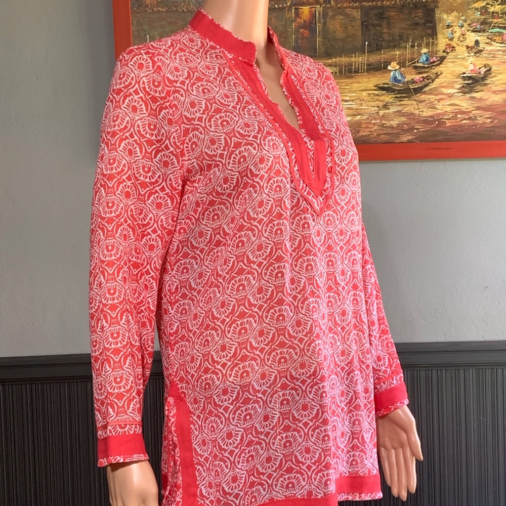 Cynthia Rowley Tunic Top SZ - M - Picture 2 of 5